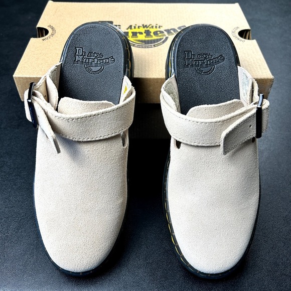Dr Martens Carlson Suede Mules Clogs Mens Size‎ 6 Slingback Casual Slip On NEW - Picture 3 of 7